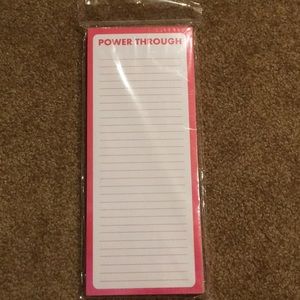 List Pad - Power Through